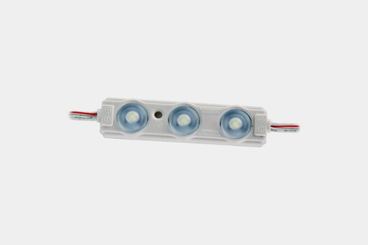 Modulo 3 LED 2835 con lente 165°