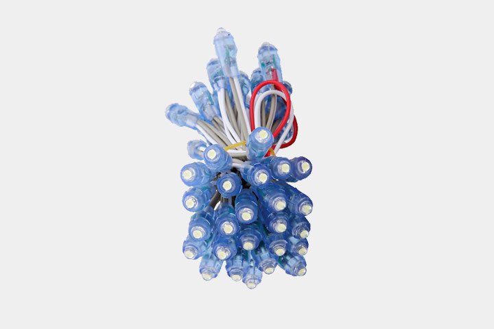 LED Singolo Blu 9mm 12V